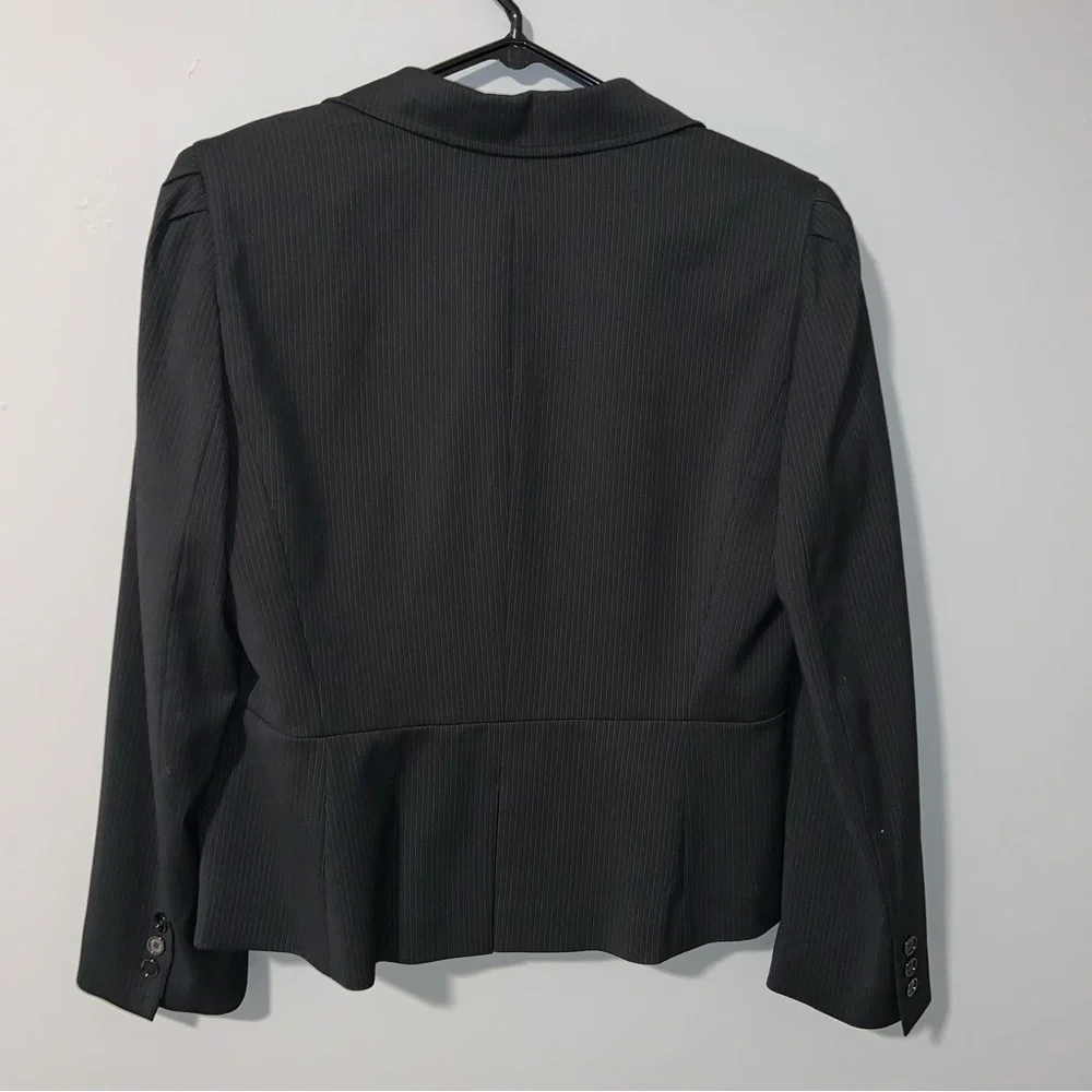 TAHARI BLAZER SIZE 14 women’s black - Picture 3 of 5